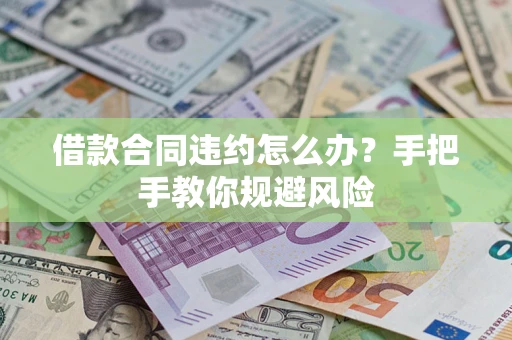武汉借款合同违约怎么办？手把手教你规避风险