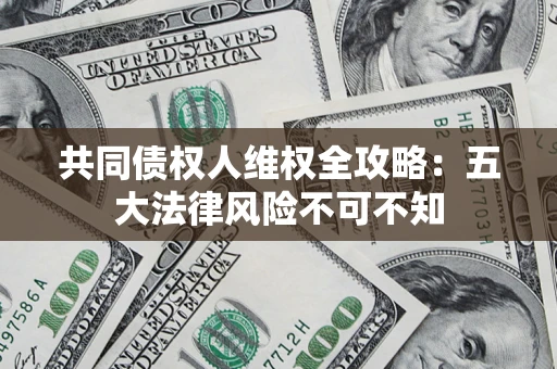 武汉共同债权人维权全攻略：五大法律风险不可不知