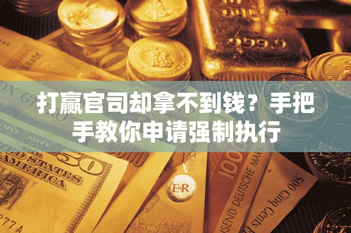 武汉打赢官司却拿不到钱？手把手教你申请强制执行