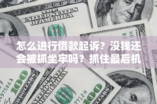 武汉怎么进行借款起诉？没钱还会被抓坐牢吗？抓住最后机会！