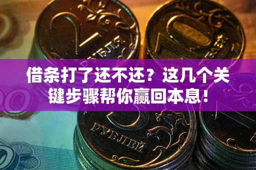武汉借条打了还不还？这几个关键步骤帮你赢回本息！