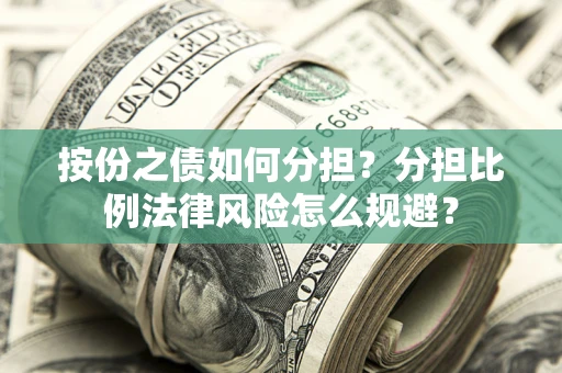 武汉按份之债如何分担？分担比例法律风险怎么规避？