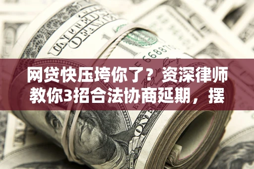 武汉网贷快压垮你了？资深律师教你3招合法协商延期，摆脱暴力催收！