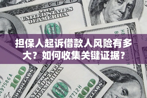 武汉担保人起诉借款人风险有多大？如何收集关键证据？