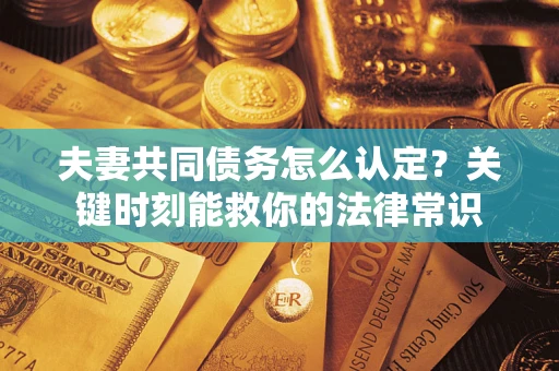 武汉夫妻共同债务怎么认定？关键时刻能救你的法律常识