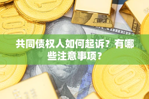 武汉共同债权人如何起诉？有哪些注意事项？